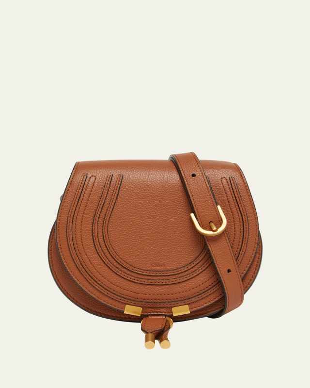 Marcie Small Crossbody Bag in Grained Calfskin